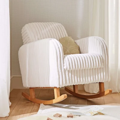 La Redoute Etta Faux Fur Nursing Chair
