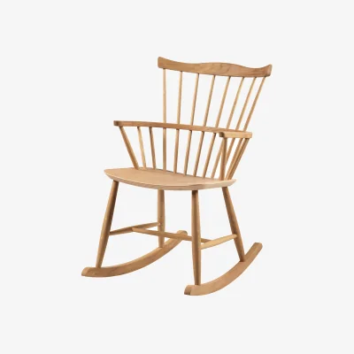 Nordic Nest FDB Møbler J52G rocking chair Oak nature oil