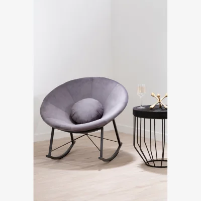 The Range Arto Grey Conic Rocking Chair - Grey