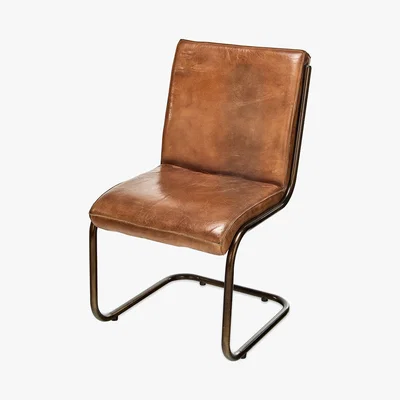Amara Nkuku - Narwana Desk Chair - Aged Leather