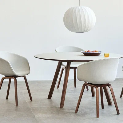 Amara HAY - AAC 23 Dining Chair - White/Walnut