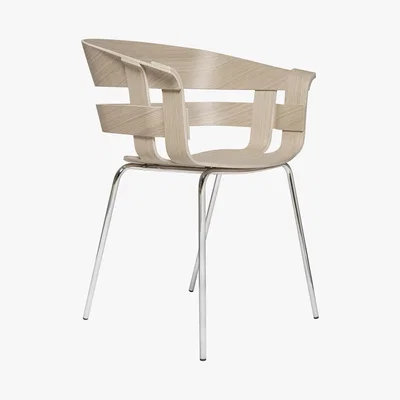 Amara Design House Stockholm - Wick Chair - Oak/Chrome