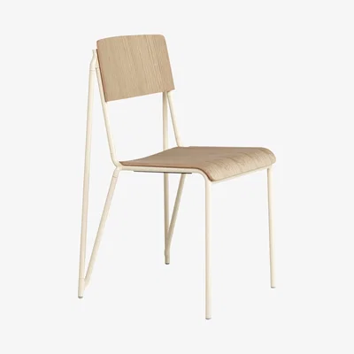 Amara HAY - Petit Standard Chair - Pearl/Oak