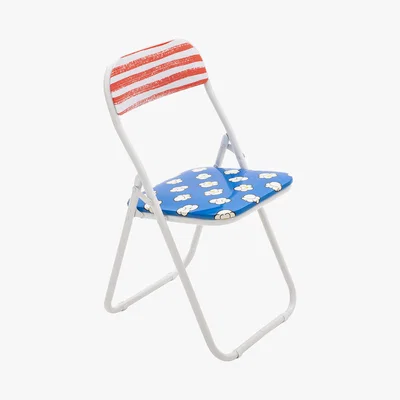 Amara Seletti - 'Blow' Folding Chair - Metal - Popcorn
