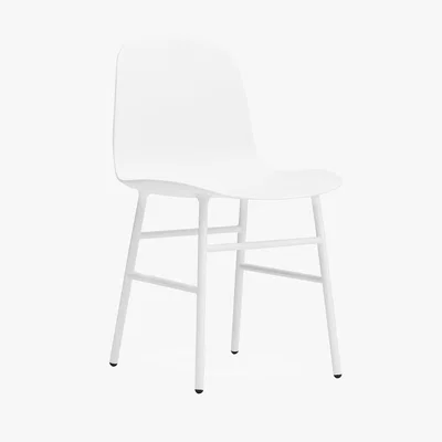 Amara Normann Copenhagen - Form Chair - Steel - White