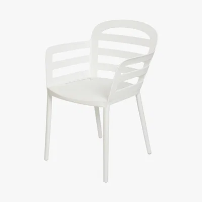 Amara A by AMARA - Outdoor Stackable Dining Chair - White