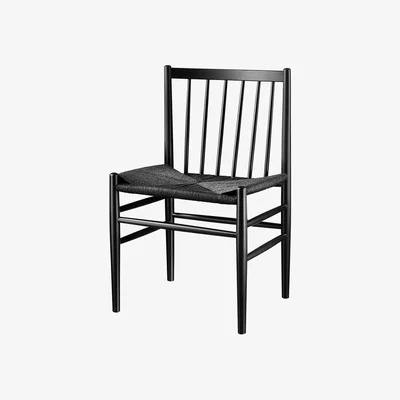 Amara FDB Møbler - J80 Dining Chair - Black