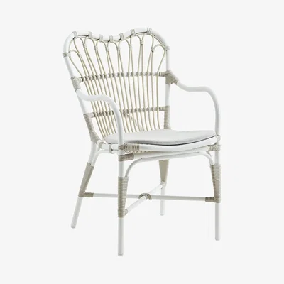 Amara Sika-Design - Margret Outdoor Rattan Dining Chair - Dove White
