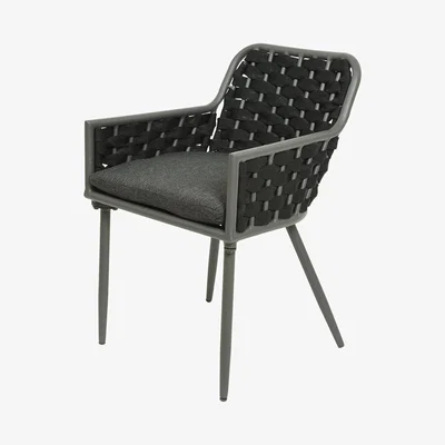 Amara AMARA Outdoors - Outdoor Woven Dining Chair - Anthracite