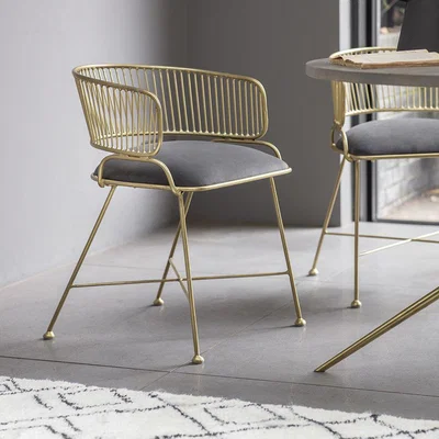 Atkin & Thyme Ella Metal Dining Chair 