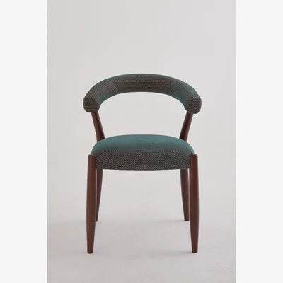 Anthropologie Elsa Orezza Weave-Upholstered FSC Beech Wood Dining Chair