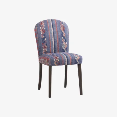 Andrew Martin Bakewell Dining Chair Frida Denim, Chair - Andrew Martin Linen
