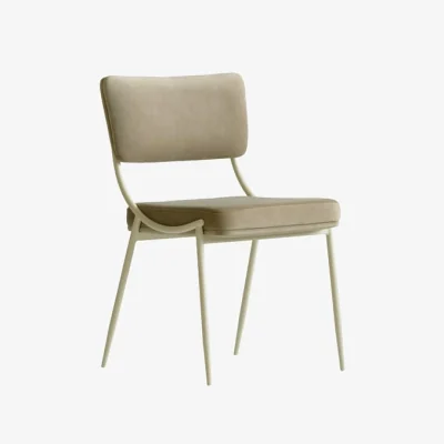 Andrew Martin Luna, Chair, Light Neutral - Andrew Martin Velvet