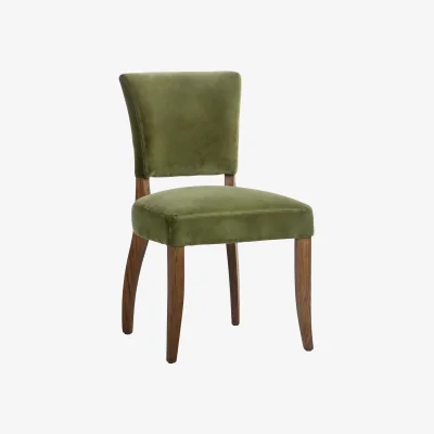 Andrew Martin Frank Dining Chair Forest Green, Chair - Andrew Martin Velvet