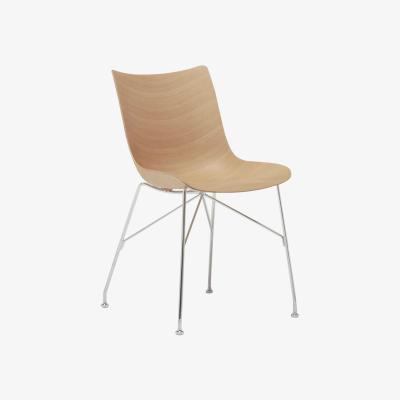 Barker and Stonehouse Kartell Smartwood Dining Chair - Brown - Wood - Plain - W51 x D55.5 x H82cm - Barker &amp; Stonehouse