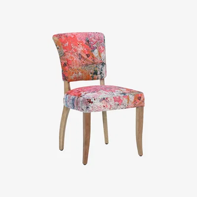 Barker and Stonehouse Timothy Oulton Mimi Faded and Degraded Dining Chair, Peeling Ceiling
