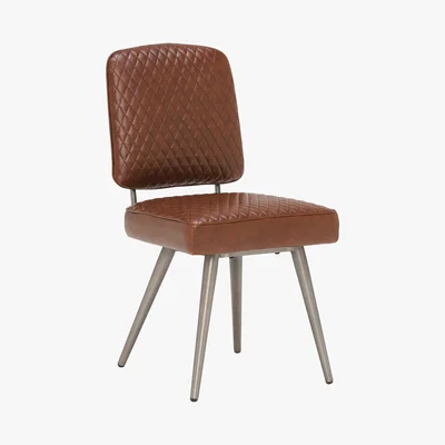 Barker and Stonehouse Loras Dining Chair, Red brown