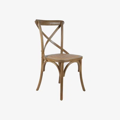 Barker and Stonehouse Reims Dining Chair 50x54x89cm, Rattan Wood | Barker & Stonehouse