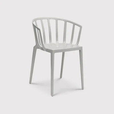 Barker and Stonehouse Kartell Venice Dining Chair, Grey | Barker & Stonehouse