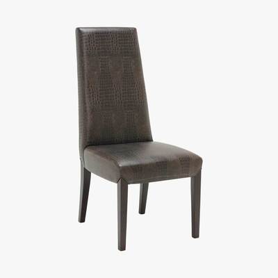 Barker and Stonehouse Galicia Leather Dining Chair, Crocodile