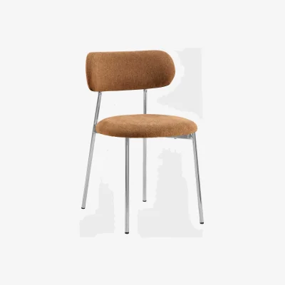 Barker and Stonehouse Tansley Dining Chair, Brown Fabric | Barker & Stonehouse