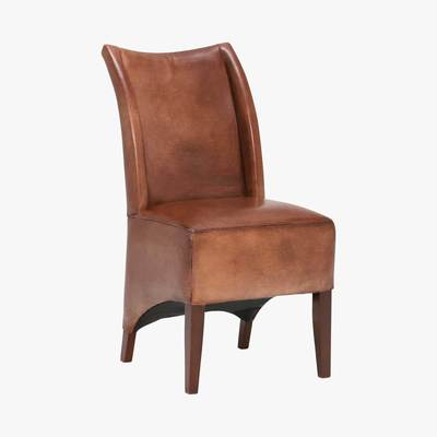 Barker and Stonehouse Blythe Vintage Leather Chair, Brown