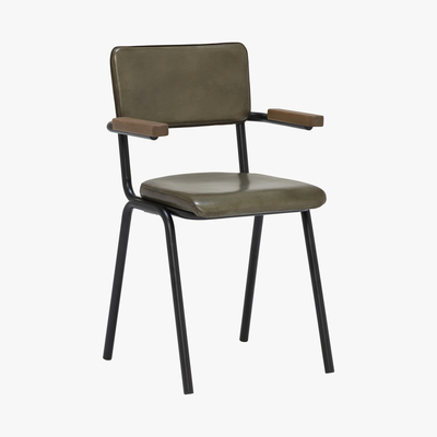 Barker and Stonehouse Twyford Chair With Arms, Leather