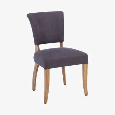 Barker and Stonehouse Timothy Oulton Mimi Linen Dining Chair, Graphite