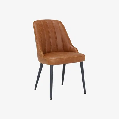 Barker and Stonehouse Brockwell Dining Chair, Brown | Barker & Stonehouse