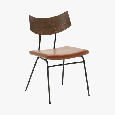 Barker and Stonehouse Vega Soli Dining Chair, Tan Leather