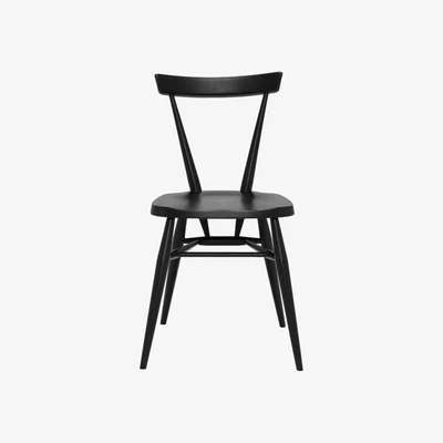Barker and Stonehouse Ercol Originals Stacking Dining Chair, White Finish Wood | Ercol