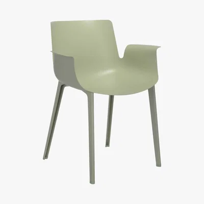 Barker and Stonehouse Kartell Piuma Dining Chair, Green