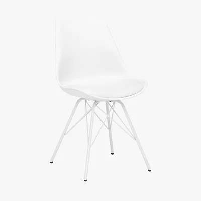 Barker and Stonehouse Kim Metal Dining Chair, White