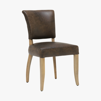 Barker and Stonehouse Timothy Oulton Mimi Leather Chair, Black Carriage