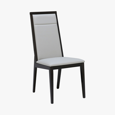 Barker and Stonehouse Versilia Dining Chair, Grey Koto High Gloss Finish