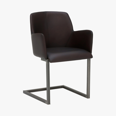 Barker and Stonehouse Channing Leather Dining Chair
