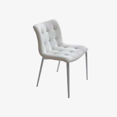 Barker and Stonehouse Bontempi Kuga Dining Chair, White | Barker & Stonehouse