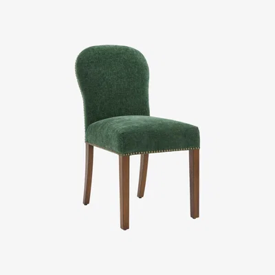 Barker and Stonehouse Gable Dining Chair, Green Fabric | Barker & Stonehouse