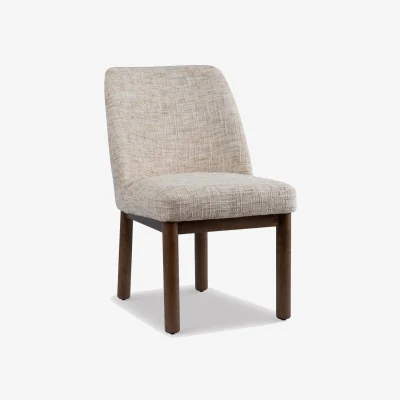 Barker and Stonehouse Durris Dining Chair 54x64x86cm, Neutral Fabric | Barker & Stonehouse