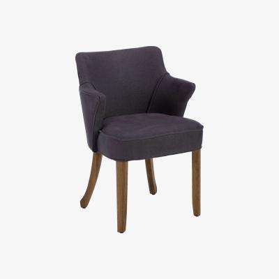 Barker and Stonehouse Timothy Oulton Lannister Linen Dining Chair, Grey Fabric | Barker & Stonehouse