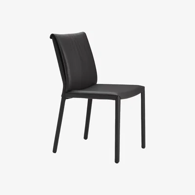 Barker and Stonehouse Cattelan Italia Italia Chair, Black Leather | Barker & Stonehouse