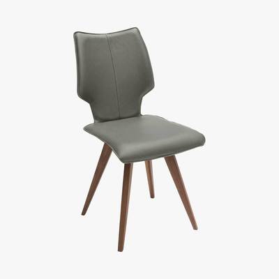 Barker and Stonehouse Tulip Chair, Toledo Leather