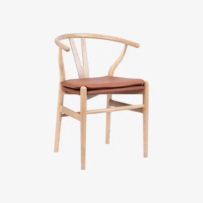 Barker and Stonehouse Thoren Dining Chair 56x53x77cm, Brown | Barker & Stonehouse