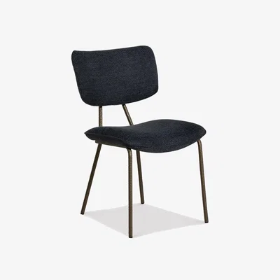 Barker and Stonehouse Tobin Dining Chair, Blue Fabric | Barker & Stonehouse