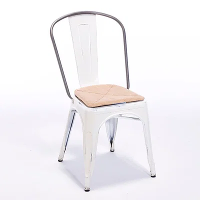Barker and Stonehouse Gustave Metal Dining Chair, Old White