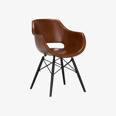 Barker and Stonehouse Acker Dining Chair , Light Brown Gloss