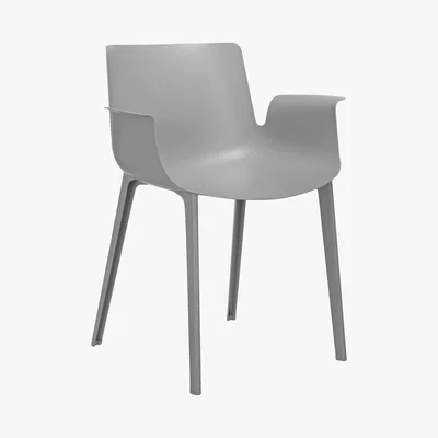 Barker and Stonehouse Kartell Piuma Dining Chair, Grey