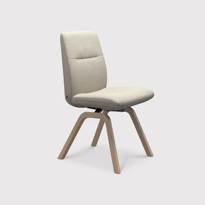 Barker and Stonehouse Stressless Mint Dining Chair Low Back D200 Quickship, Neutral | Barker & Stonehouse