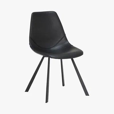 Barker and Stonehouse Fiori Dining Chair, Black