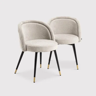 Barker and Stonehouse Eichholtz Chloe Set of 2 Dining Chairs, Neutral | Barker & Stonehouse